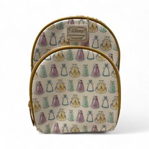 Loungefly Disney Princess Belle Beauty & Beast Dresses Backpack